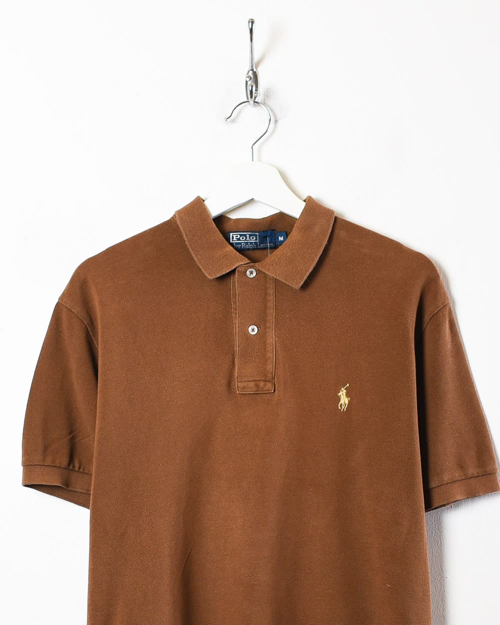 Brown Polo Ralph Lauren Polo Shirt - Medium