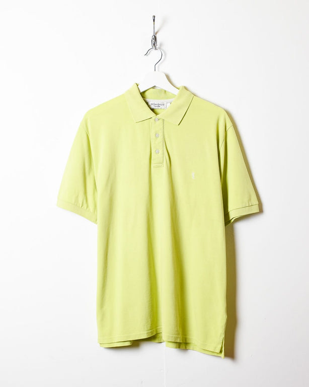 Green Yves Saint Laurent Polo Shirt - Large