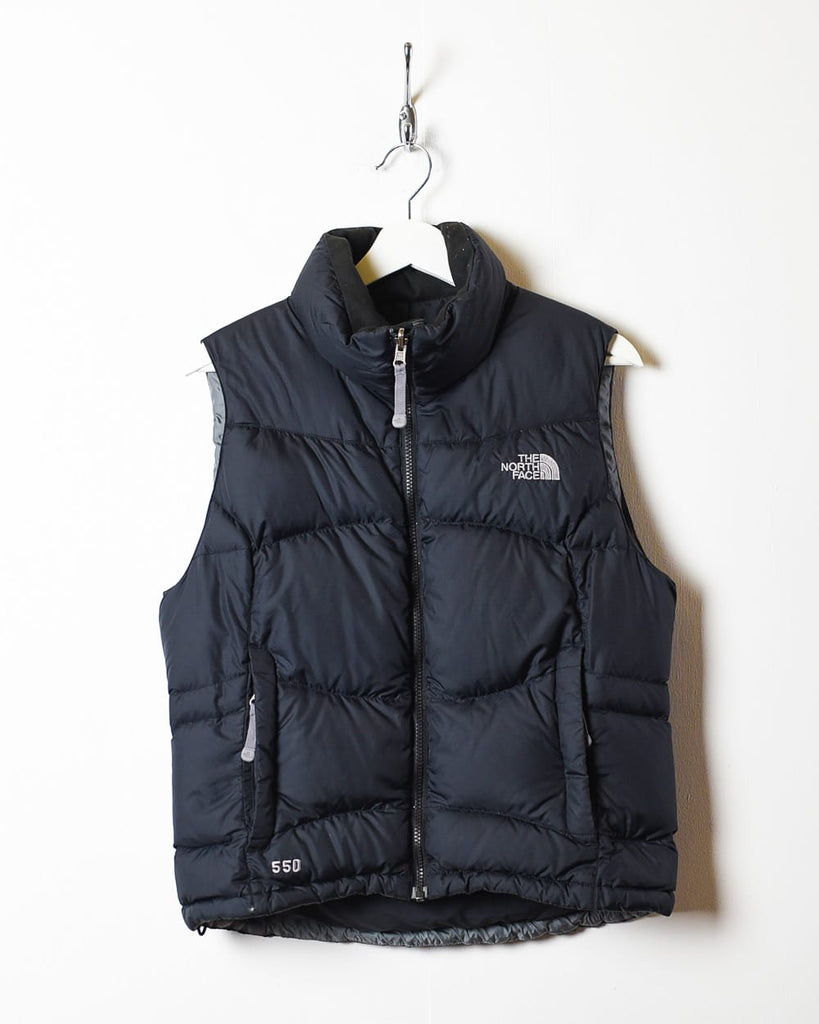 Vintage 00s Black The North Face 550 Down Gilet Small Women s