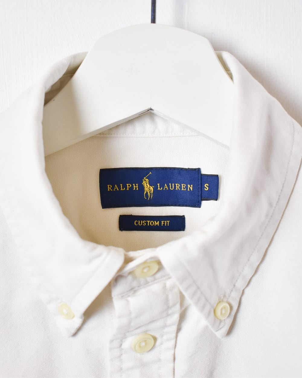 White Polo Ralph Lauren Shirt - Small Women's