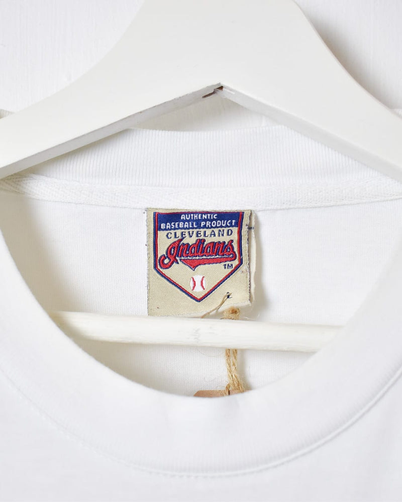 Vintage 90s White Cleveland Indians American League T-Shirt