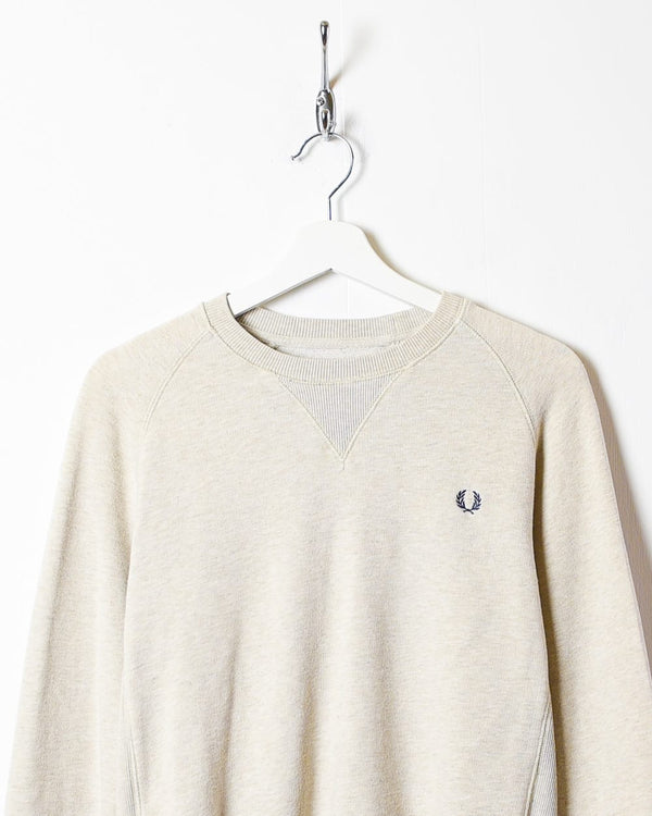 Neutral Fred Perry Sweatshirt - Small