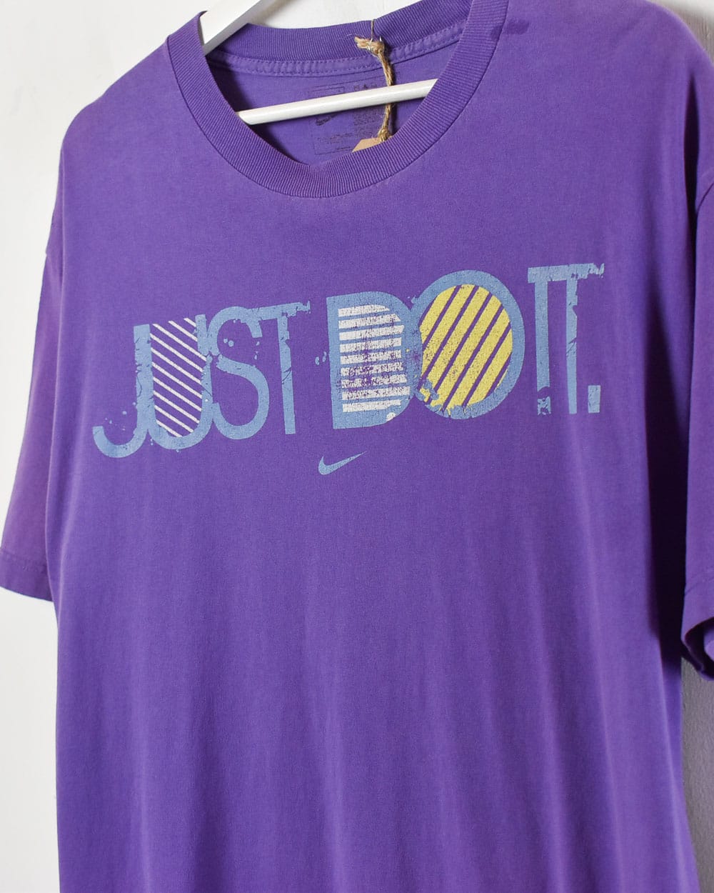 Purple Nike Just Do It T-Shirt - Large