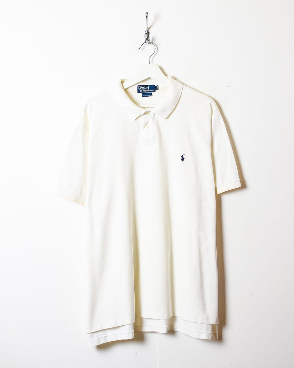 Vintage 90s White Polo Ralph Lauren Polo Shirt - XX-Large Cotton