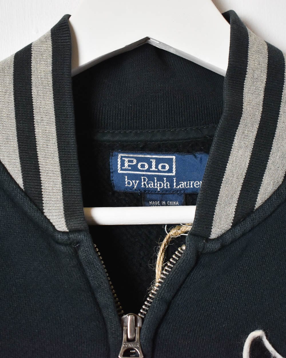 Black  Polo Ralph Lauren Zip-Through Sweatshirt - Small