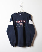 Navy Reebok Classic Sweatshirt - Small