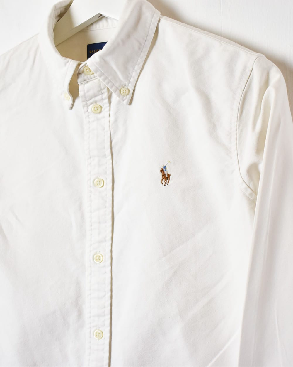 White Polo Ralph Lauren Shirt - Small Women's