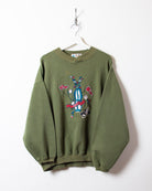 Khaki Golf Sweatshirt - Large