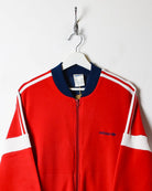 Red Adidas 80s Great Britain Tracksuit Top - Medium