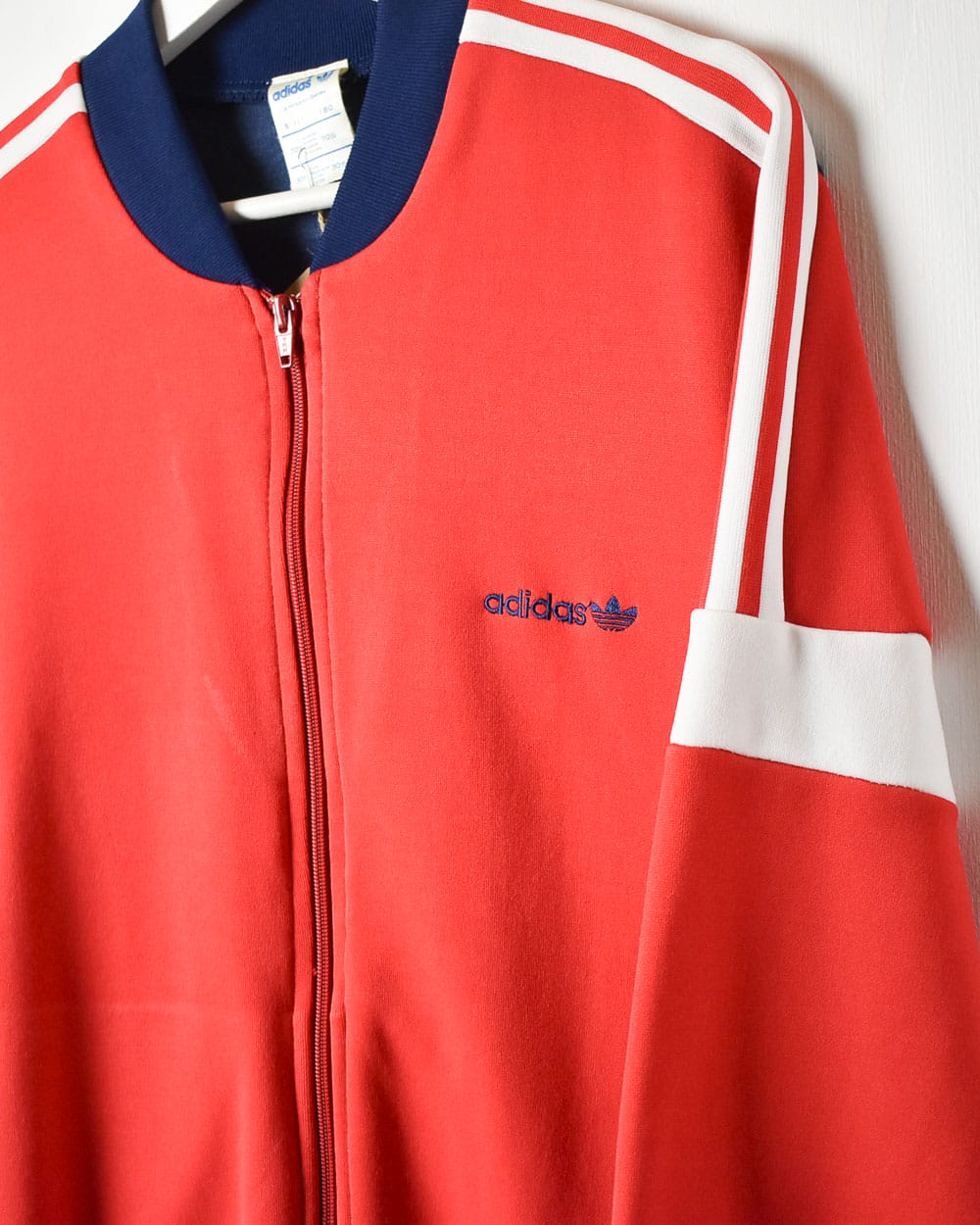 Red Adidas 80s Great Britain Tracksuit Top - Medium