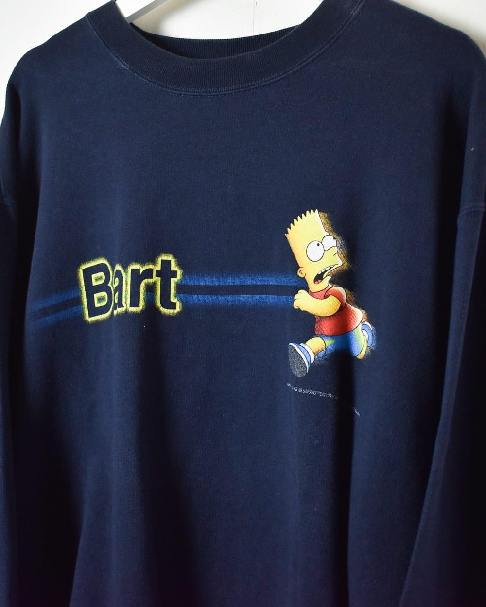 Navy Bart Simpson Sweatshirt - X-Large