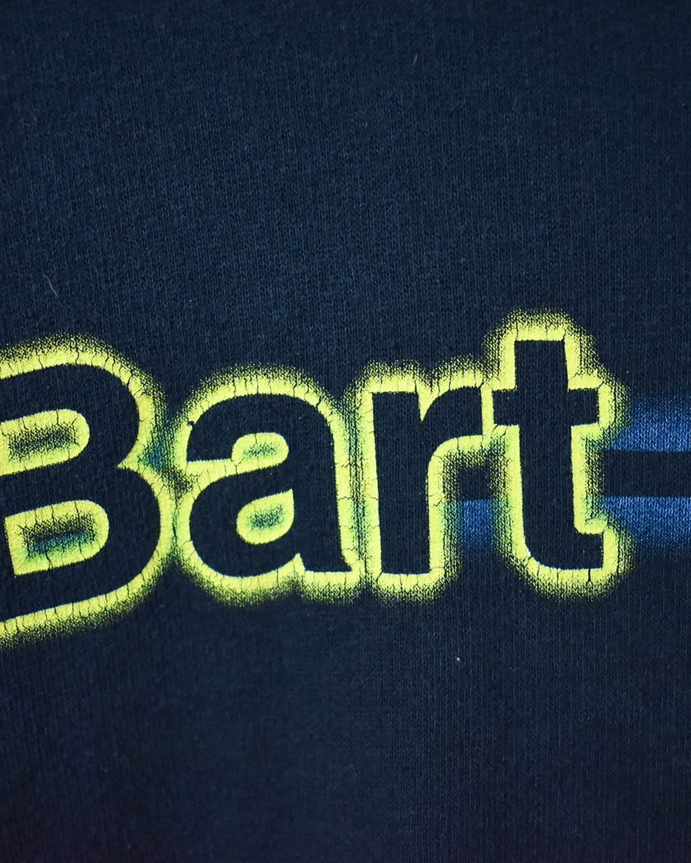 Navy Bart Simpson Sweatshirt - X-Large