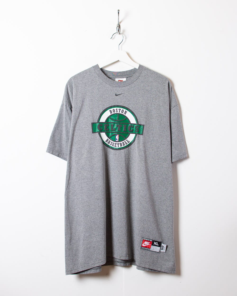 Stone Nike Team X NBA Boston Celtics Basketball T-Shirt - X-Large