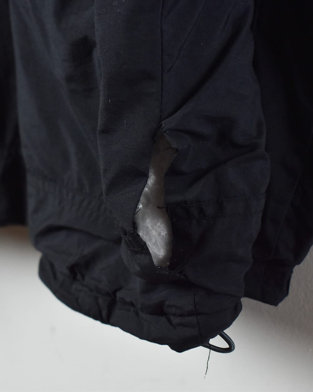 Black Columbia Fleece Lined Windbreaker Jacket - Medium