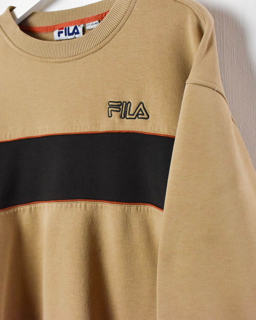 Brown Fila Sweatshirt - Medium