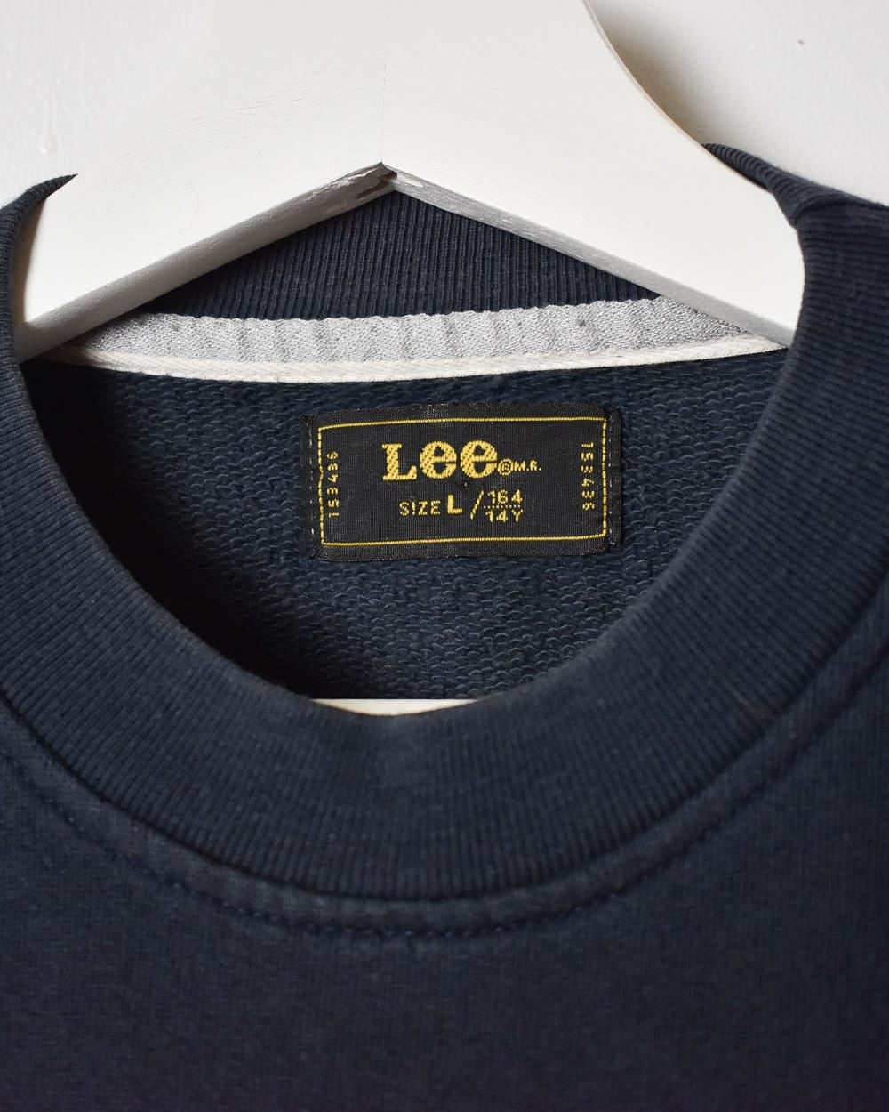 Navy Lee Denim Sweatshirt - X-Small