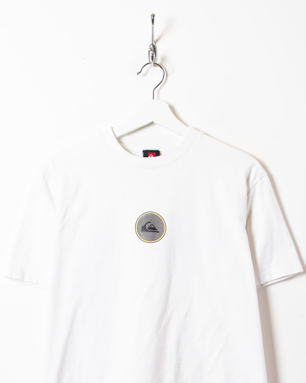 White Quiksilver T-Shirt - Small