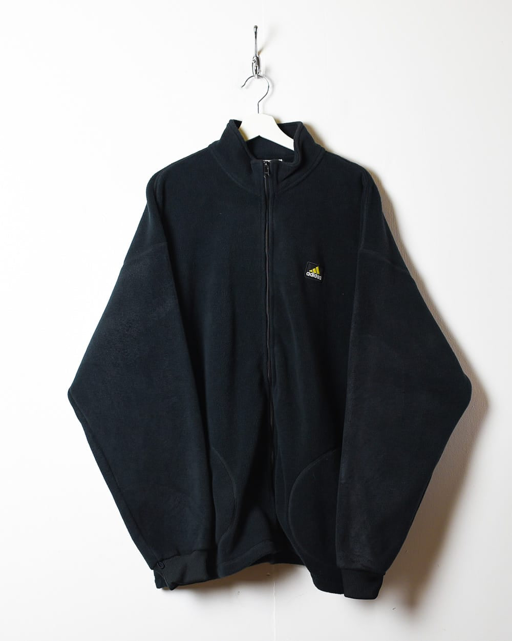 Black Adidas Zip-Through Fleece - X-Large