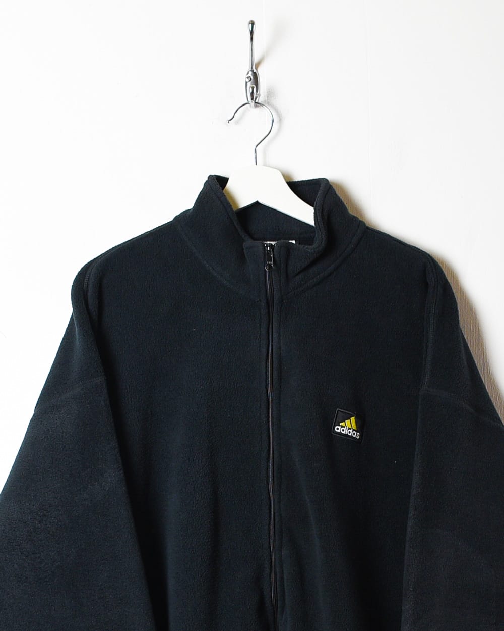 Black Adidas Zip-Through Fleece - X-Large
