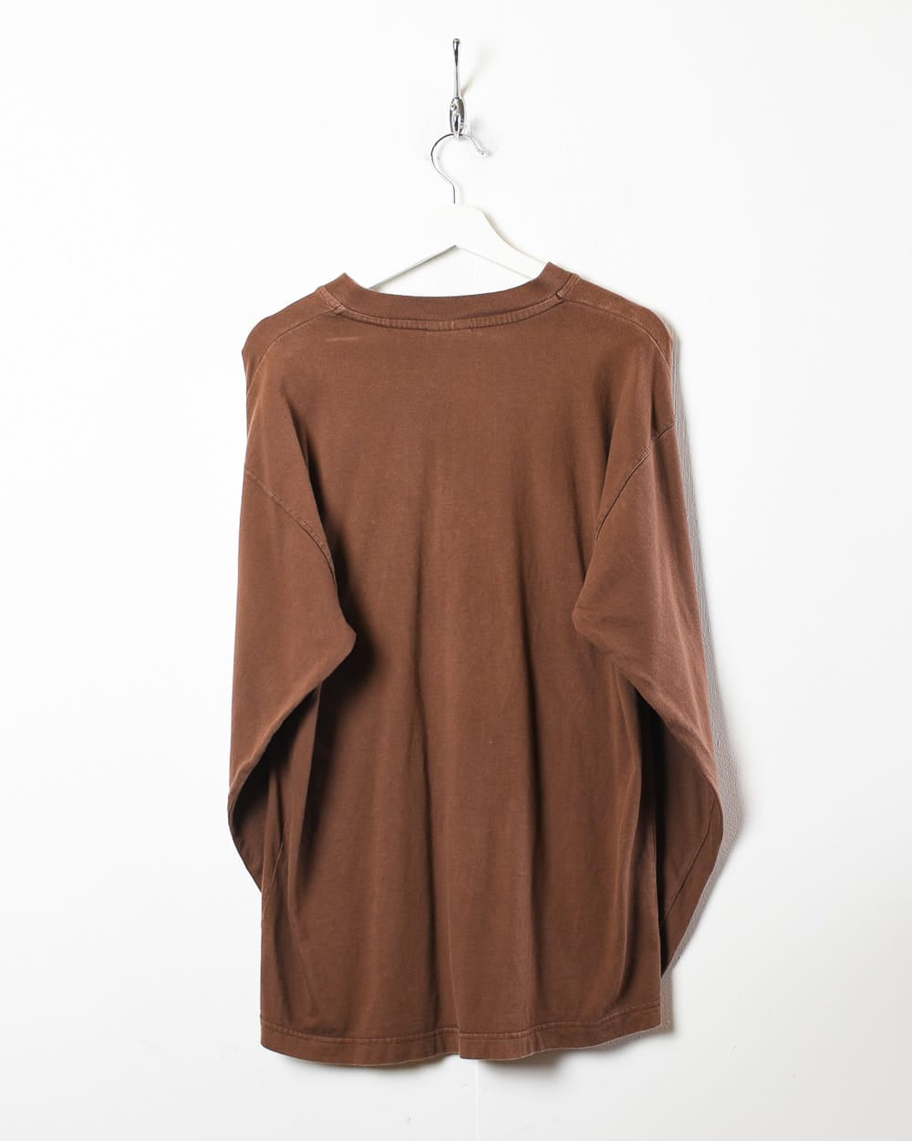 Brown Champion Long Sleeved T-Shirt - Large