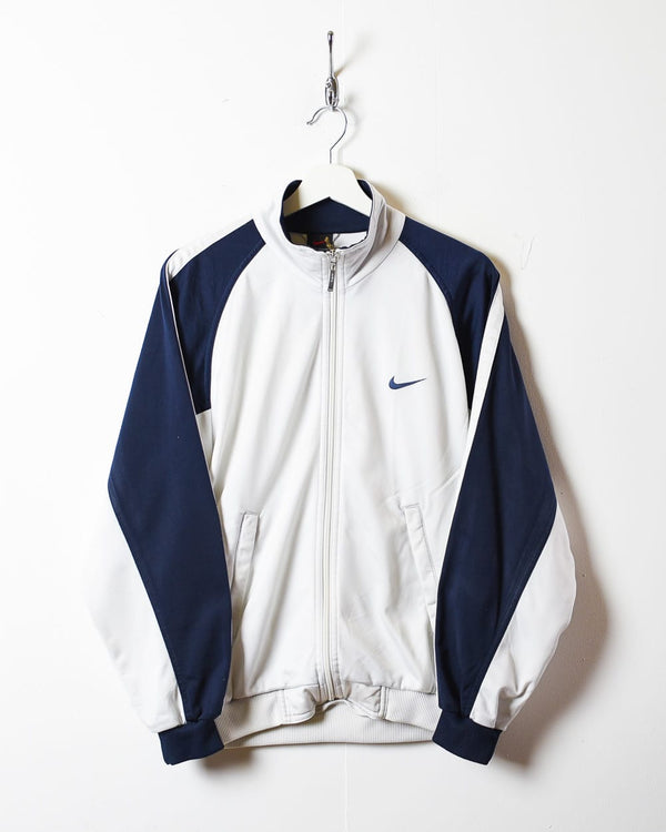 White Nike Tracksuit Top - X-Small