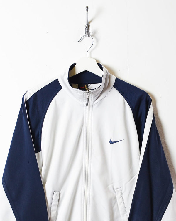 White Nike Tracksuit Top - X-Small