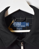 Black Polo Ralph Lauren Harrington Jacket - Large