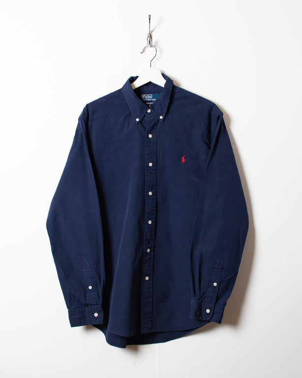Navy Polo Ralph Lauren Shirt - Large