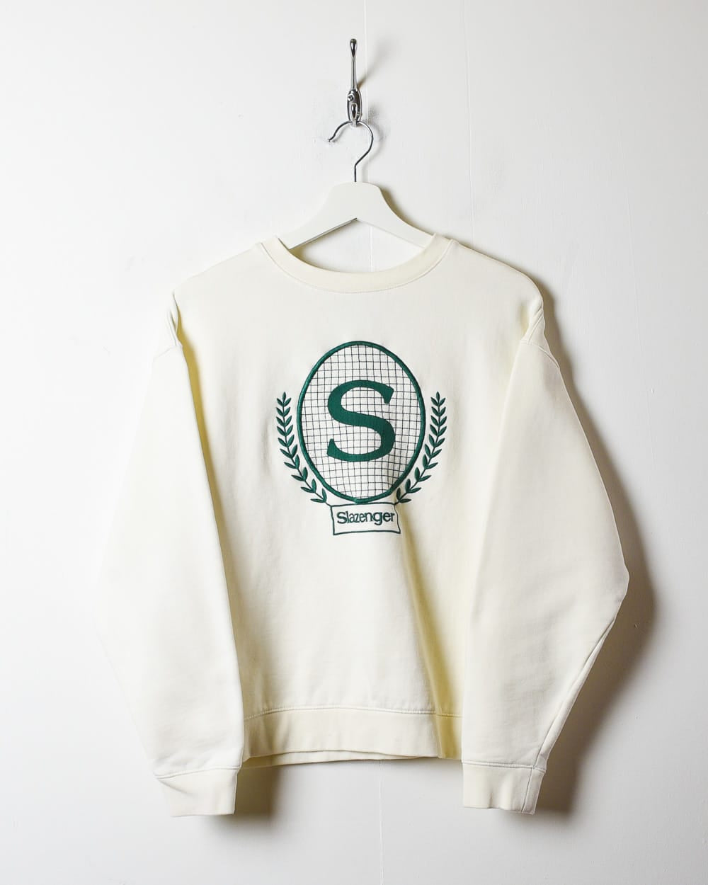 White Slazenger Sweatshirt - Small Women's