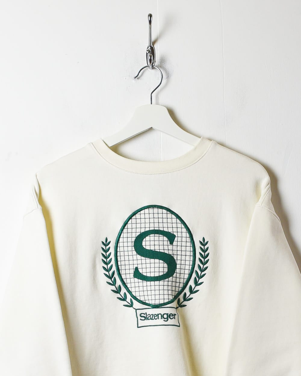 White Slazenger Sweatshirt - Small Women's