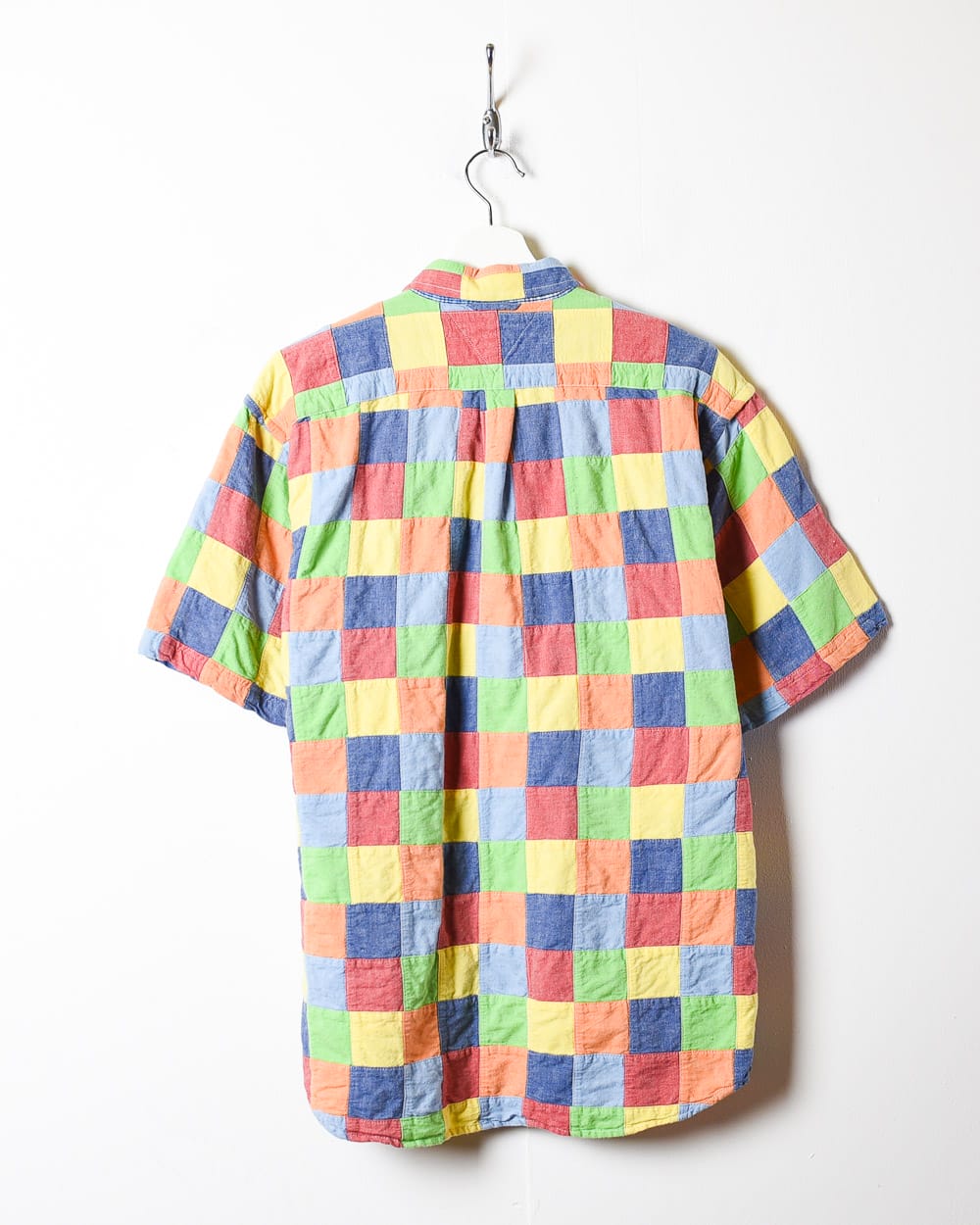 Multicolour Tommy Hilfiger Patchwork Short Sleeved Shirt - X-Large