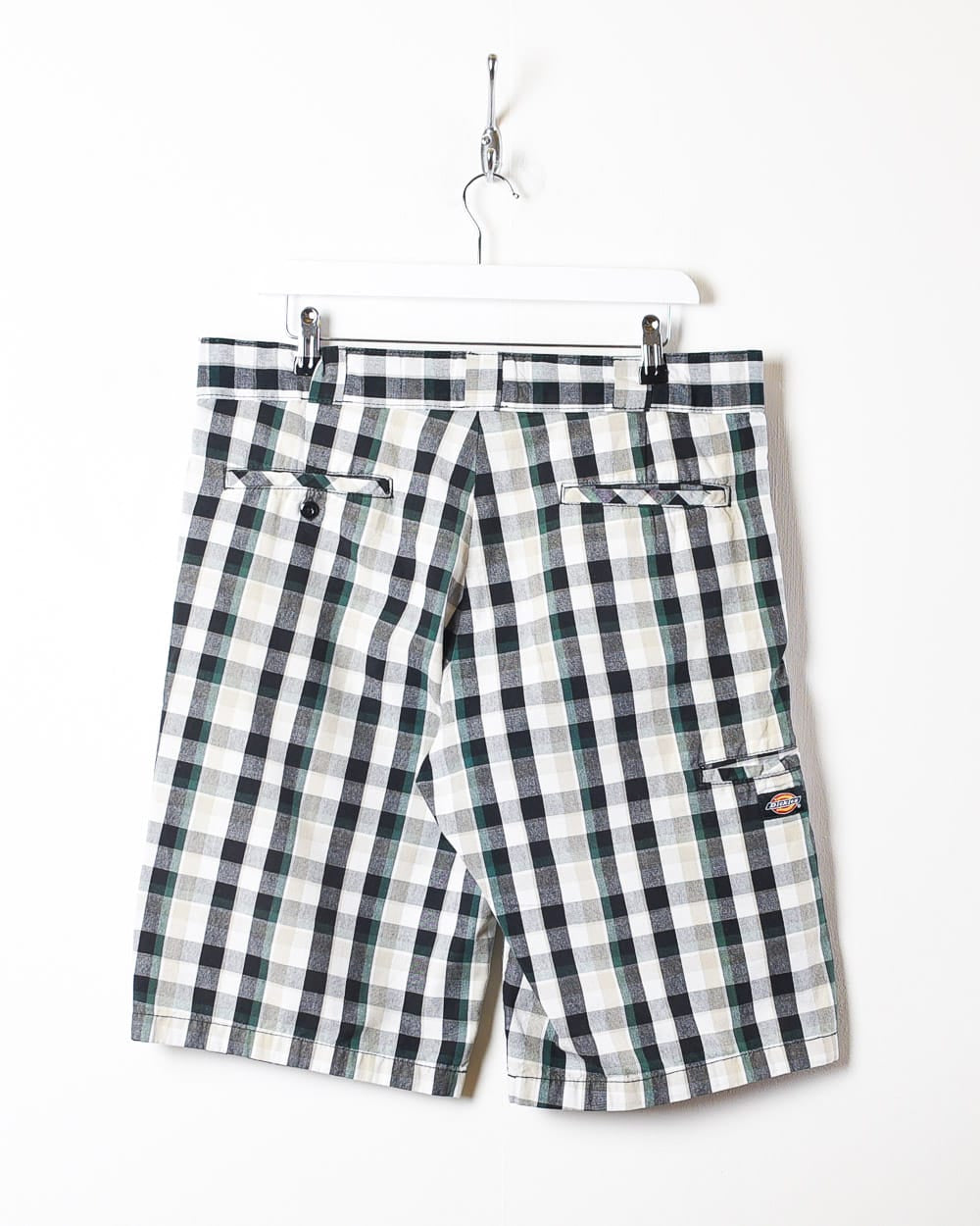 Dickies Checked Chino Shorts - W36 L22 - Domno Vintage 