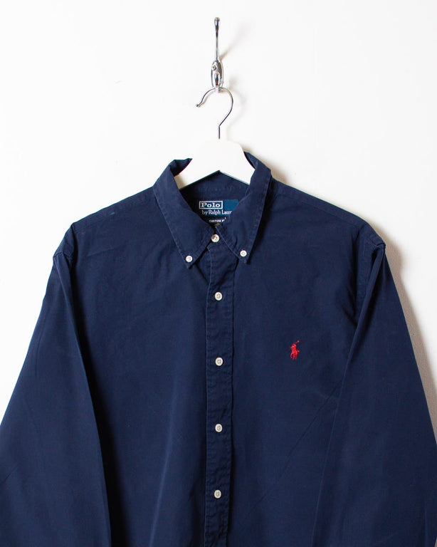 Navy Polo Ralph Lauren Shirt - Large