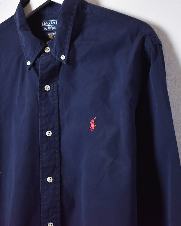 Navy Polo Ralph Lauren Shirt - Large