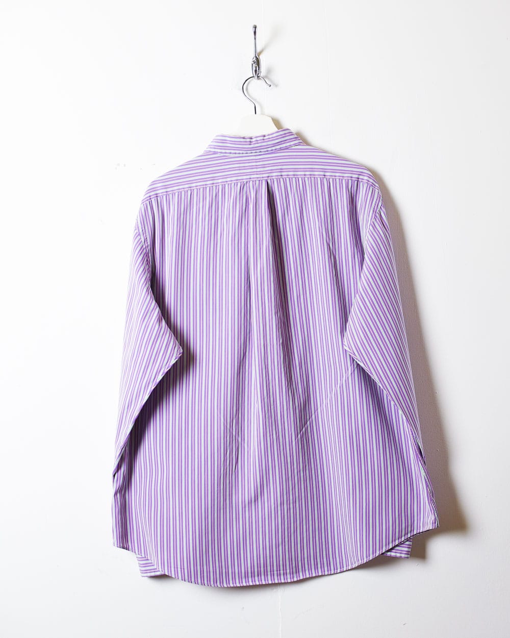 Purple Polo Ralph Lauren Striped Shirt - XX-Large