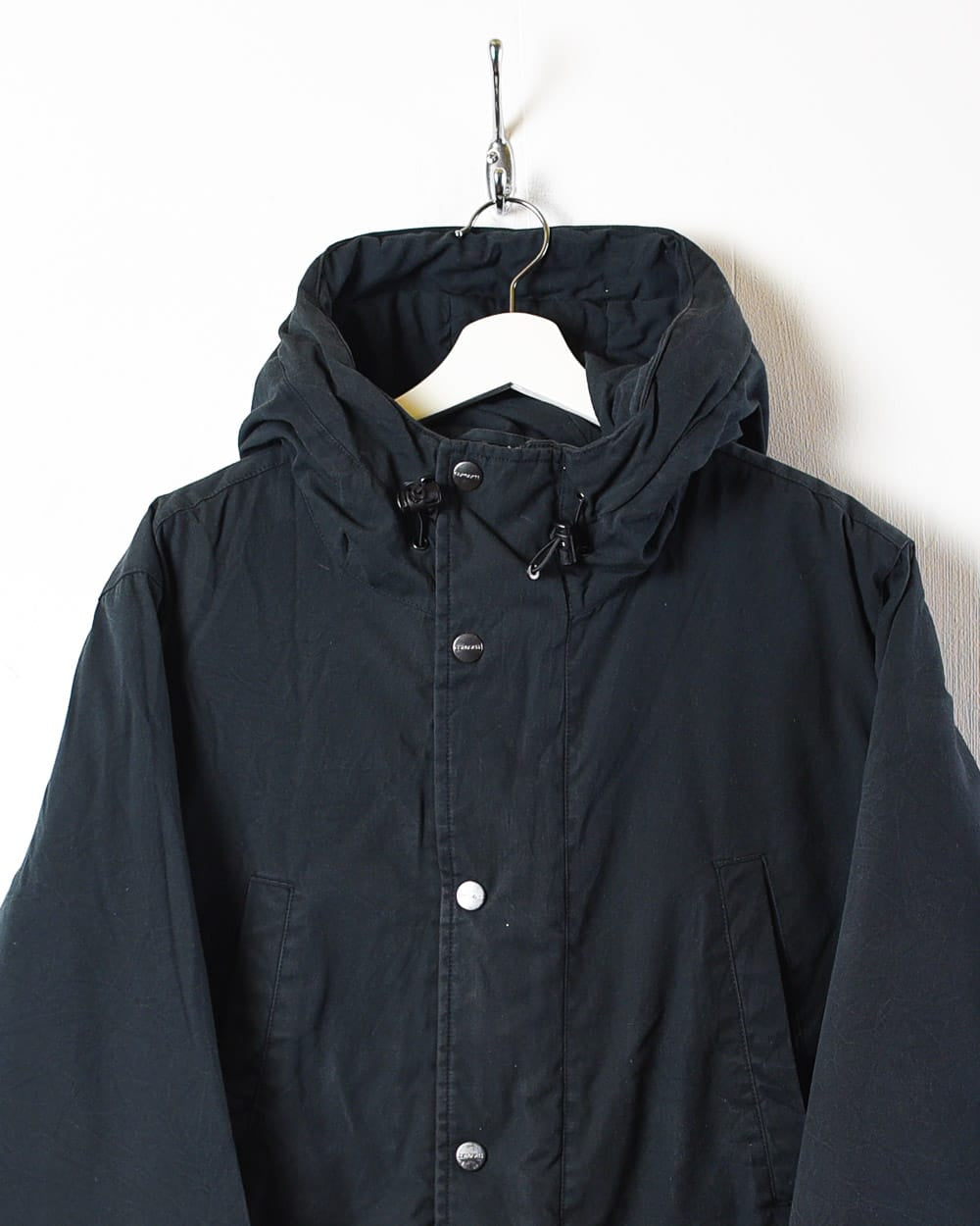 Black Carhartt Hooded Parka Jacket - Medium