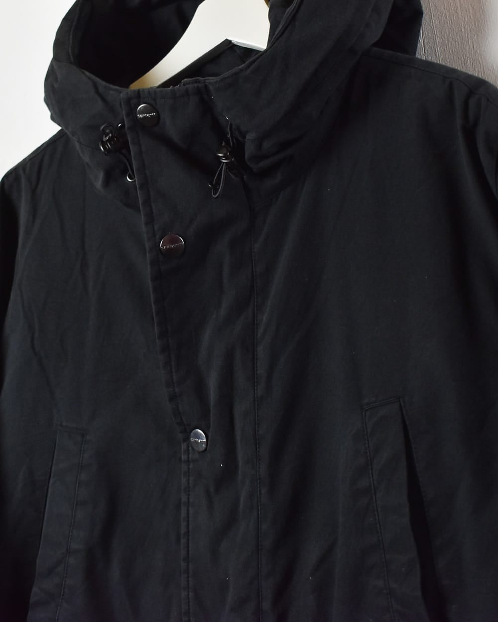 Black Carhartt Hooded Parka Jacket - Medium