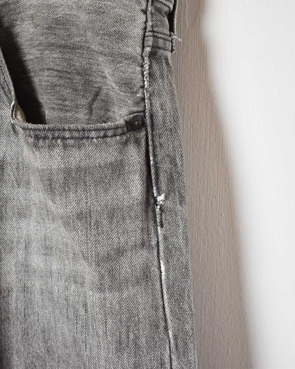Grey Levi's 501 Jeans - W40 L28