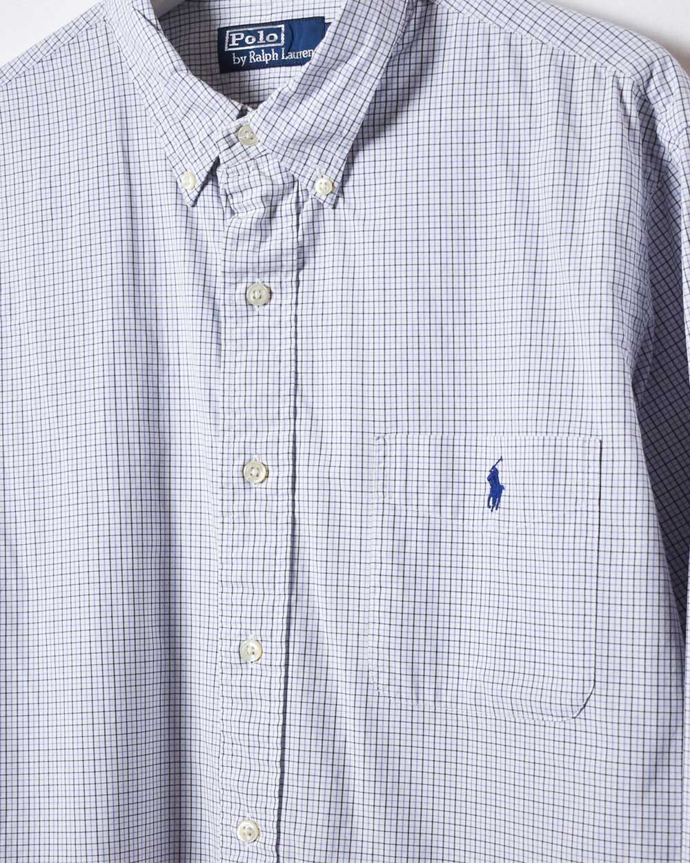 BabyBlue Polo Ralph Lauren Checked Shirt - X-Large