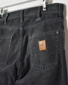 Black Carhartt Corduroy Jeans - W33 L33