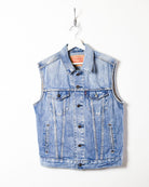 Blue Levi's Denim Jacket Vest - Small