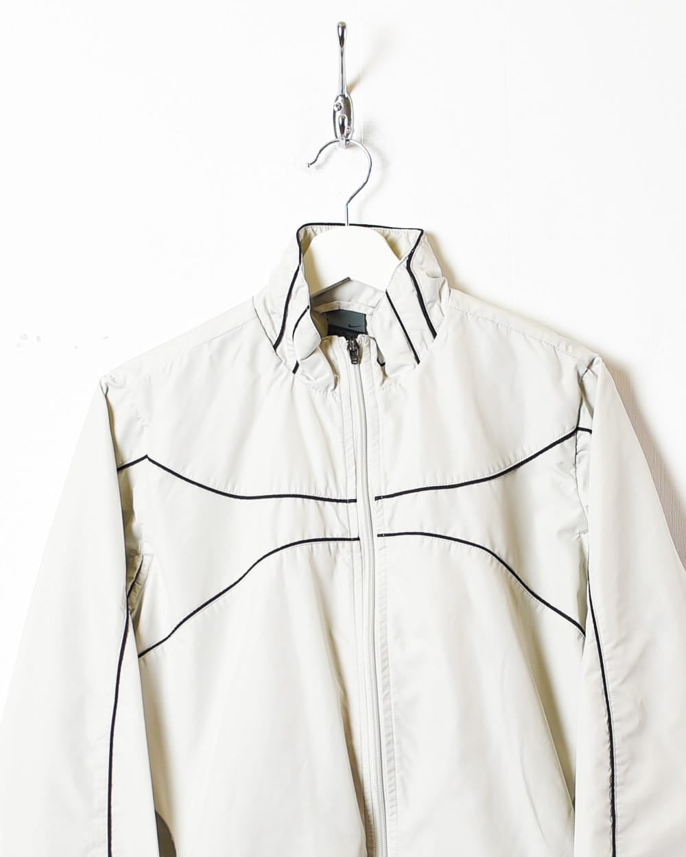 Neutral Nike Windbreaker Jacket - Medium Women's