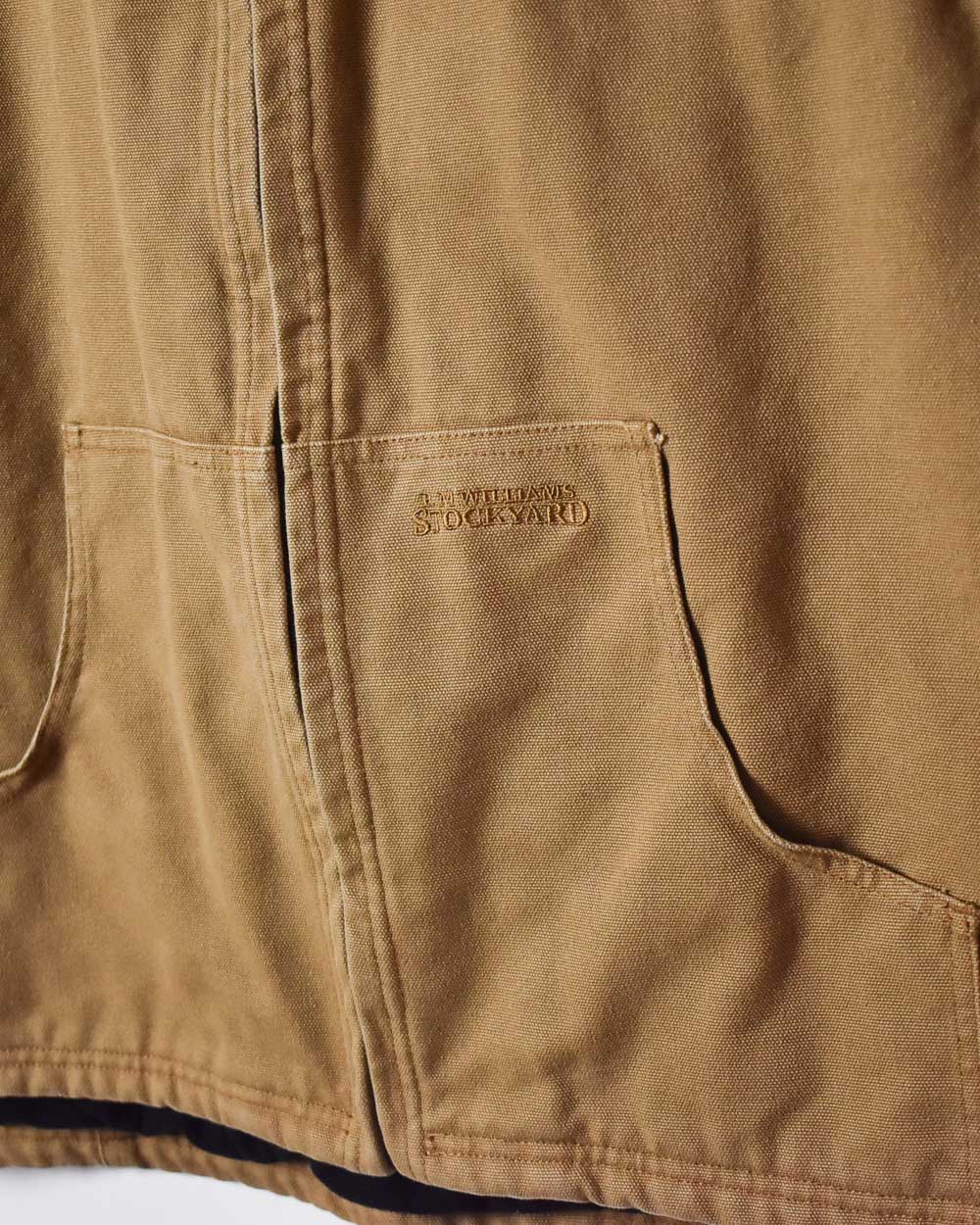 Brown Workwear Fleece Lined Sleeveless Jacket - X-Large
