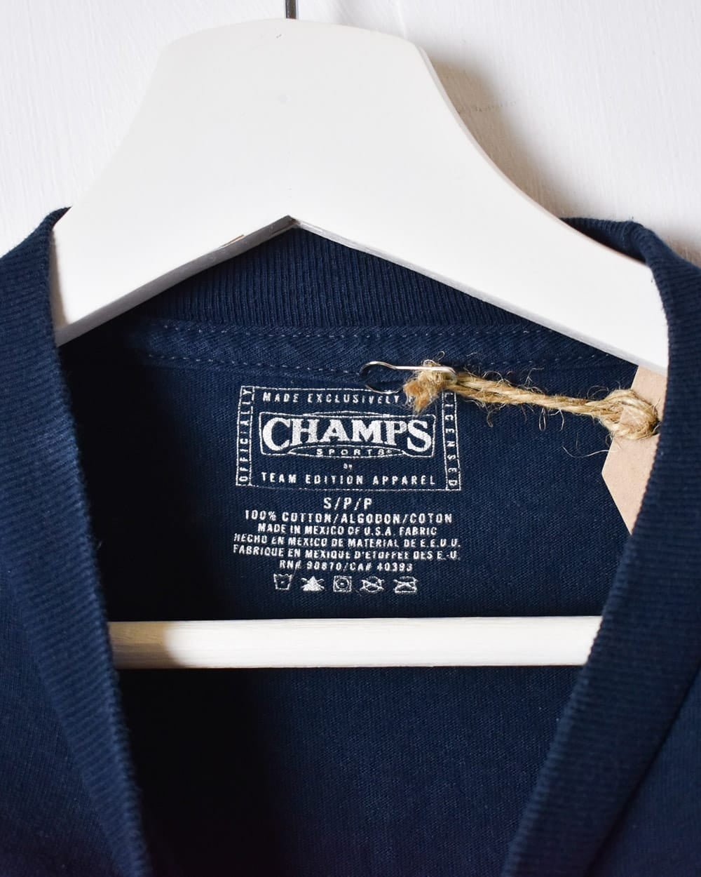 Navy Champion UNC T-Shirt - Small