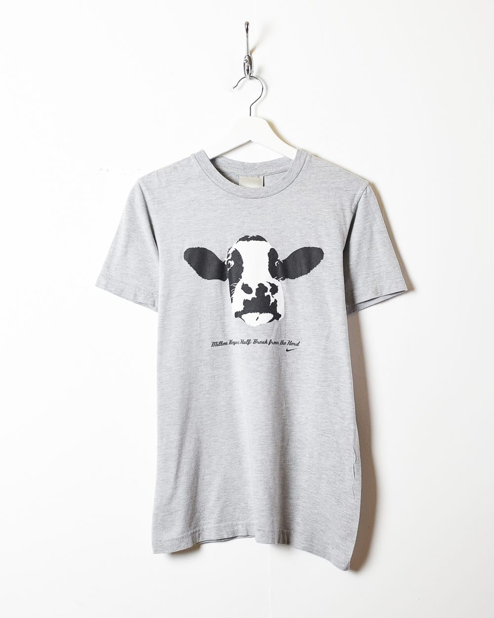 Stone Nike Break From The Herd Cow T-Shirt - Small