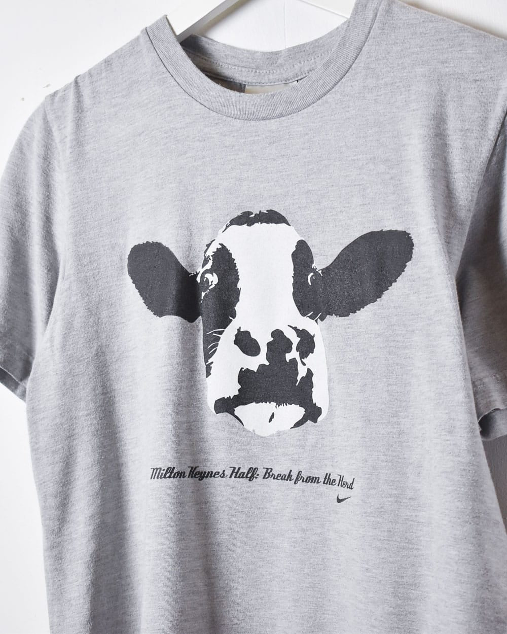 Stone Nike Break From The Herd Cow T-Shirt - Small