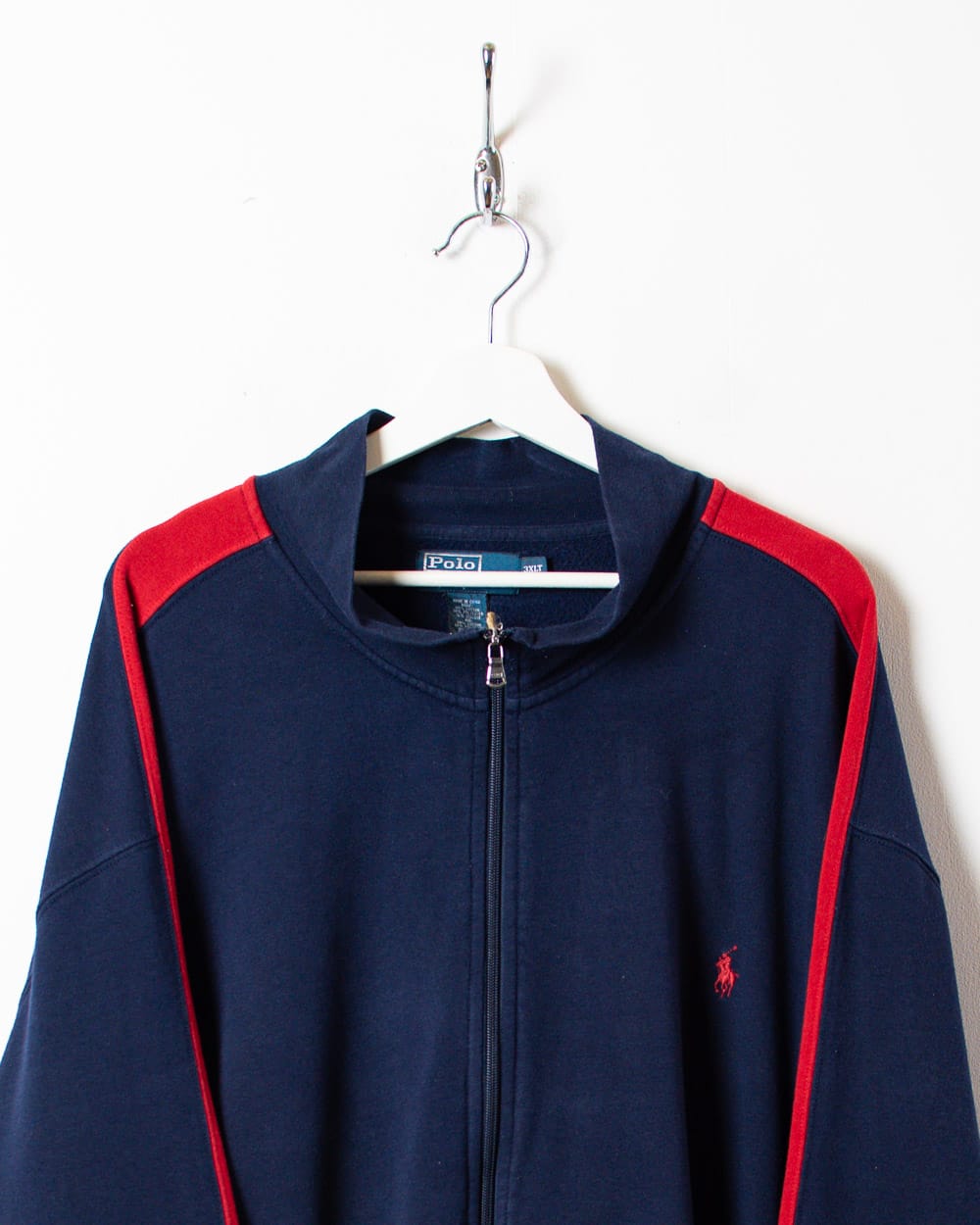 Navy Polo Ralph Lauren Zip-Through Sweatshirt - XXX-Large