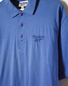 Blue Reebok Polo Shirt - Medium