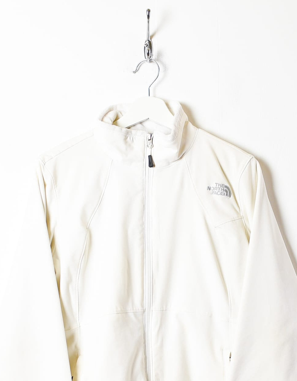 White The North Face Fleece Lined Jacket - Large Women's