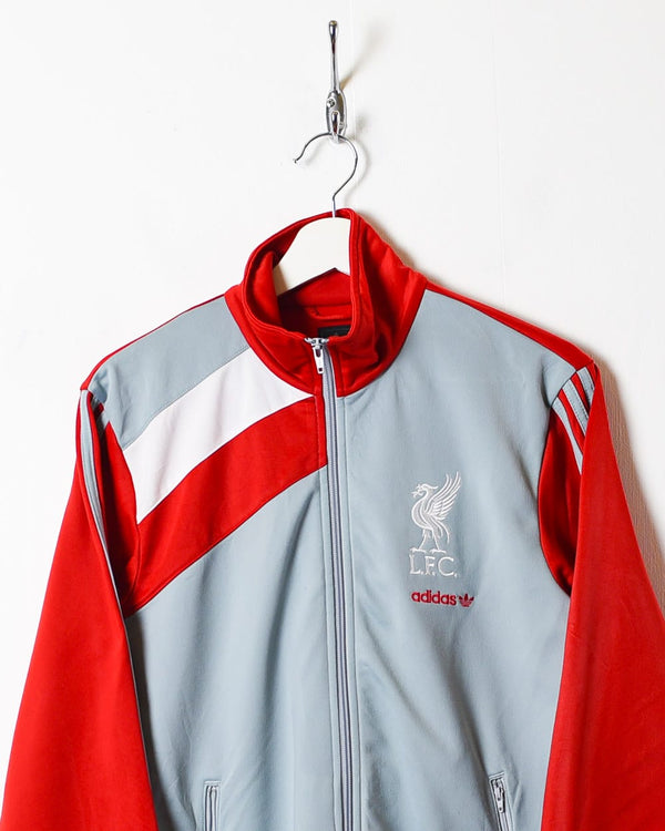 Stone Adidas Liverpool FC Tracksuit Top - Small